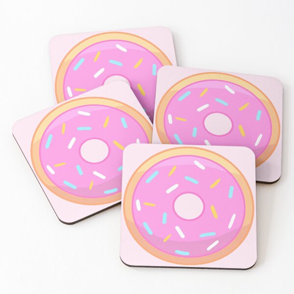 Item preview, Pink Frosted Sprinkled Donut designed and sold by Nathanhg06.