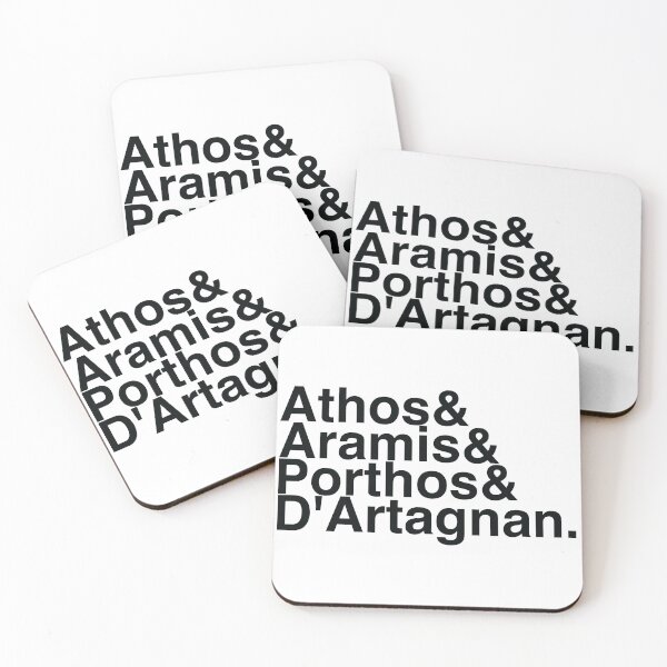 Item preview, 4 Musketeers - Helvetica designed and sold by CloakAndDaggers.