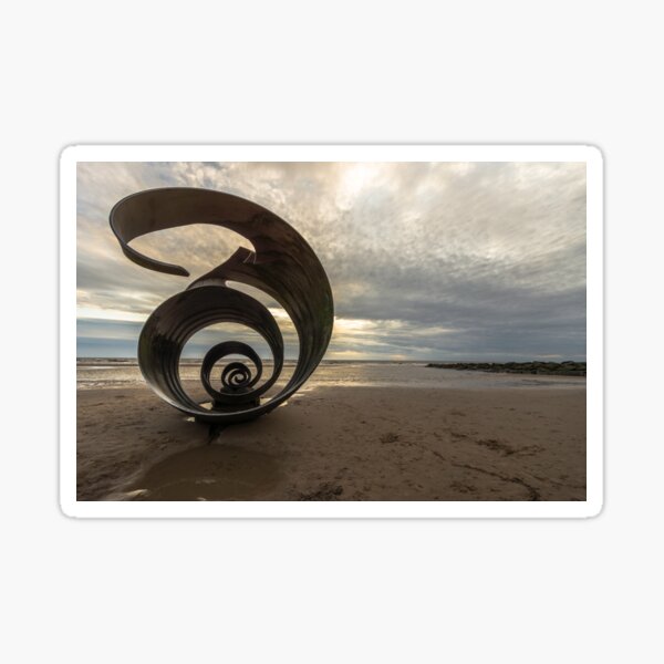 Mary's Shell, Cleveleys, Lancashire Sticker