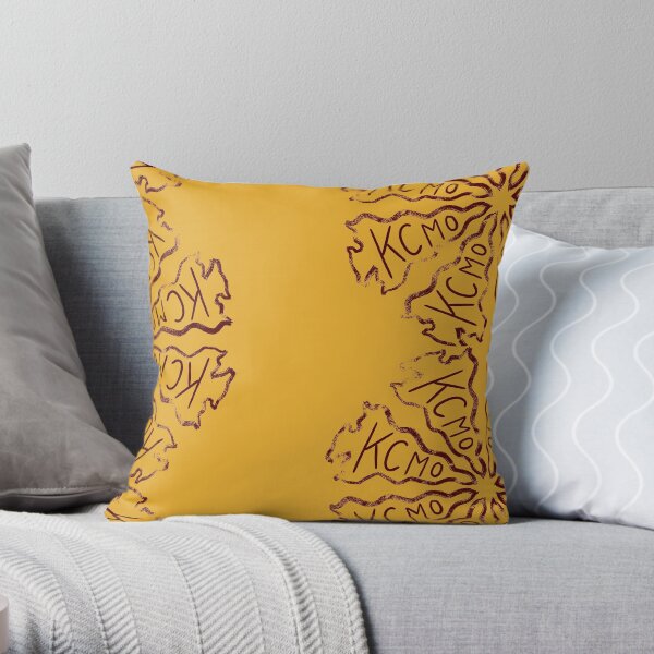 KCMO Arrowhead Throw Pillow