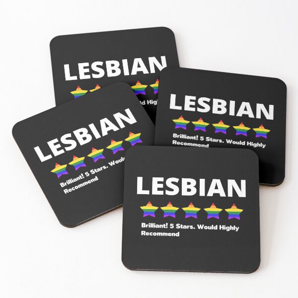 Item preview, 5 start lesbian - pride gift idea. LGBTQ pride. Pride Month gift designed and sold by HaychGee.