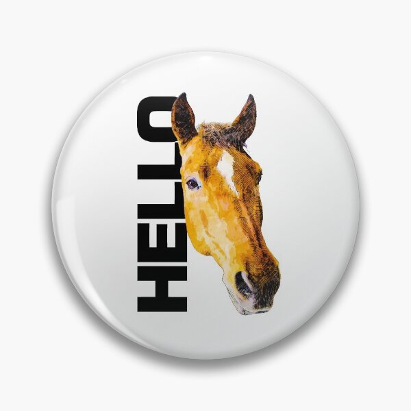 Item preview, Hello - Black designed and sold by horseymj1.