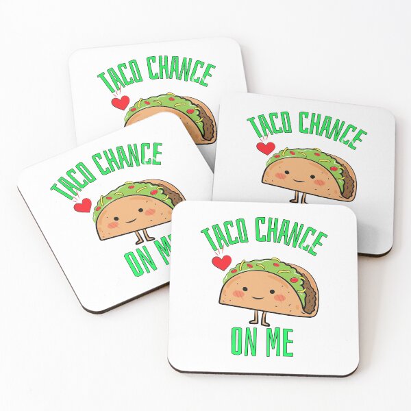 Item preview, Taco Chance on Me - Kawaii Mexican Taco designed and sold by Kaos Urbanwear.