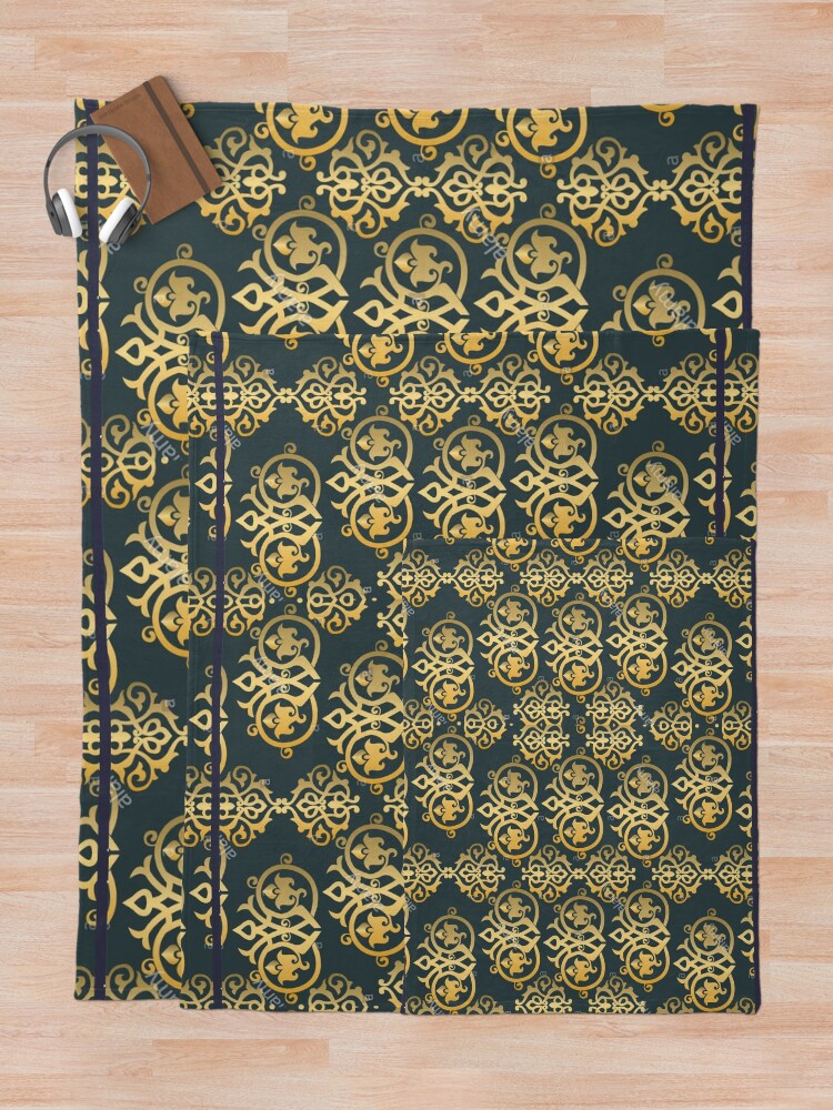 "Middle Eastern Style" Throw Blanket by Lomyn Redbubble