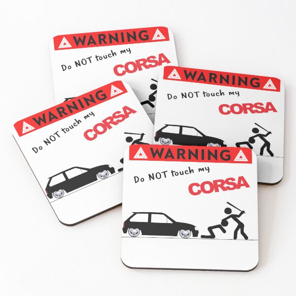 Item preview, Do NOT touch my Corsa Warning designed and sold by thebeardedscot.