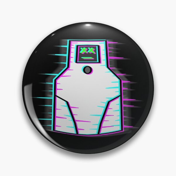 Item preview, Glitching Jailbot designed and sold by potatoegoat.