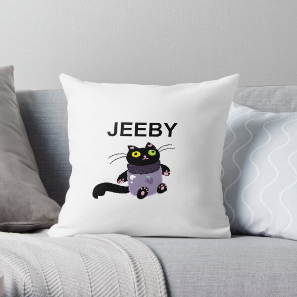 jeeby Throw Pillow