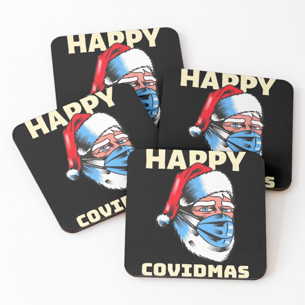 Aperçu de l'œuvre Joyeux Covidmas de Covid Santa en quarantaine créée et vendue par JohnnyTaco.