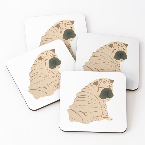 Item preview, Cachorro Shar Pei designed and sold by KCPetPortraits.