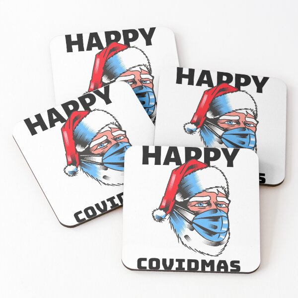 Aperçu de l'œuvre Joyeux Covidmas de Covid Santa en quarantaine créée et vendue par JohnnyTaco.