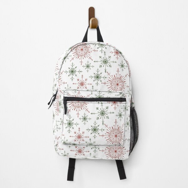Item preview, Red and Green Snowflakes in Line designed and sold by FEM-creative.