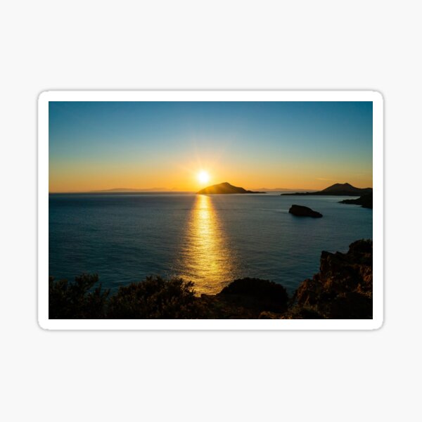 There is nothing more musical than a sunset Sticker