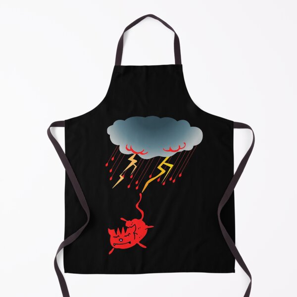 Item preview, Devil Cat of the Thunderstorm (Black Background) designed and sold by mind-illusions.