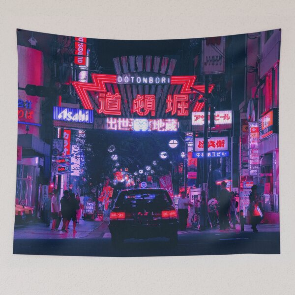 Item preview, Dotonbori Night Walks designed and sold by Neondreamscapes.