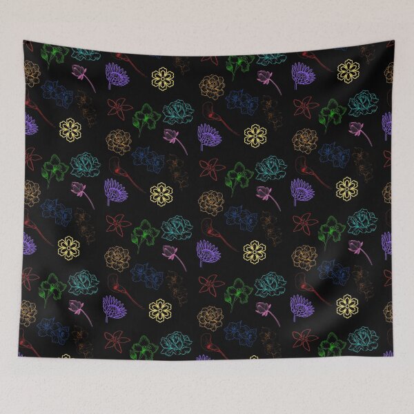 Item preview, mixed flower pattern multi color designed and sold by cutecrazytshirt.