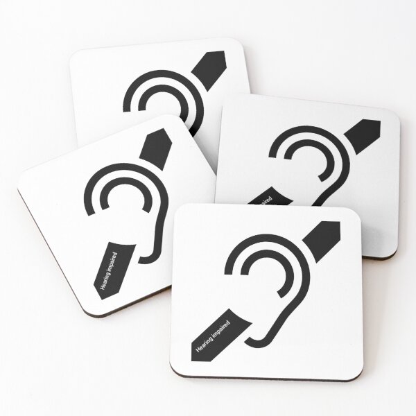 Item preview, Hearing impaired emblem hard of hearing designed and sold by JBaystro.