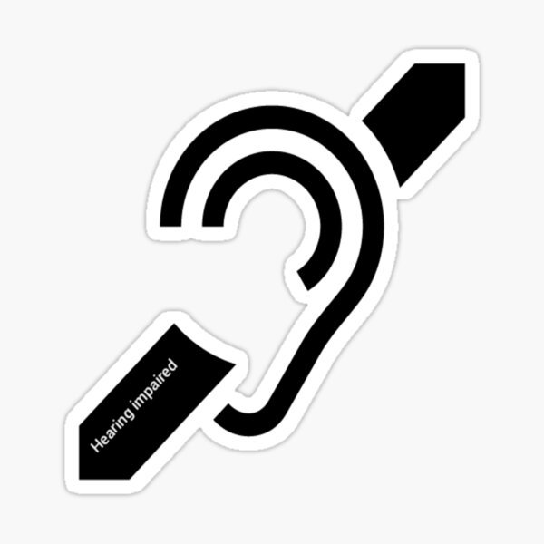 hearing-impaired-emblem-hard-of-hearing-sticker-for-sale-by-jbaystro