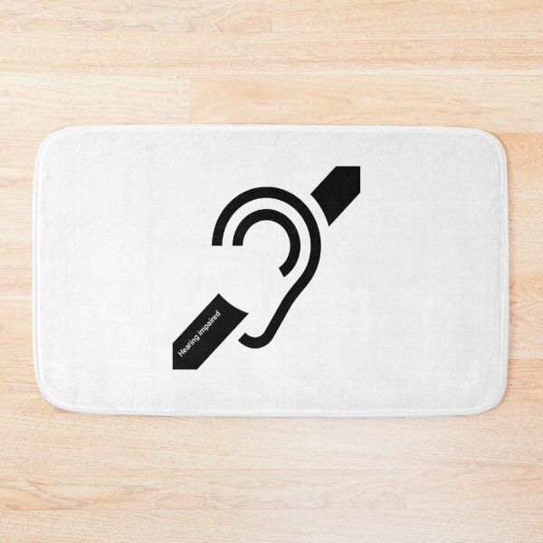 Item preview, Hearing impaired emblem hard of hearing designed and sold by JBaystro.
