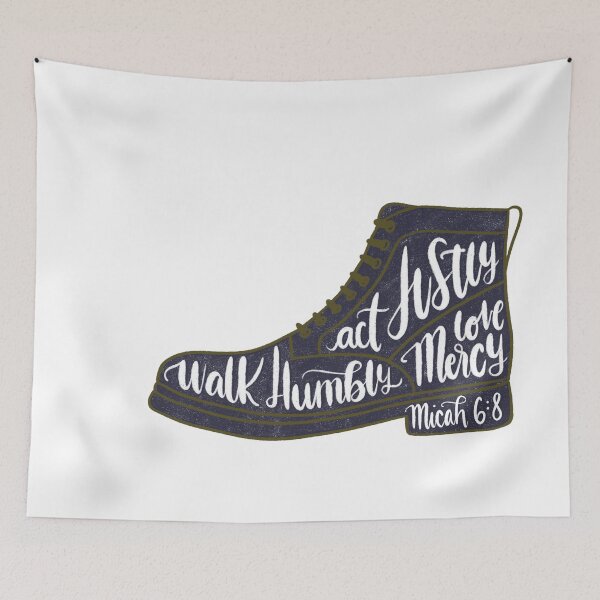 Item preview, Micah 6:8 - Act justly, love mercy, walk humbly  designed and sold by NewBranchStudio.