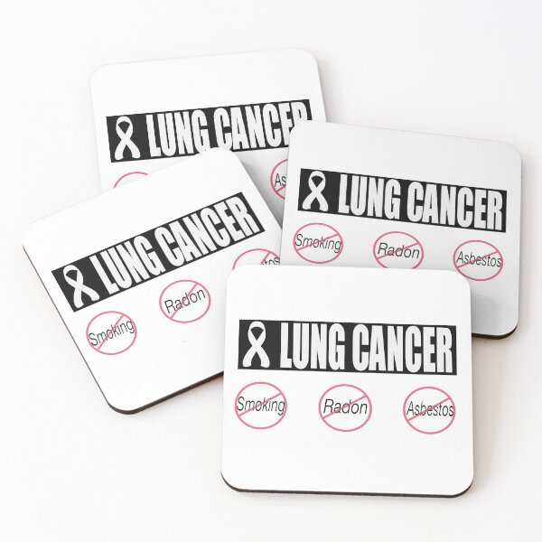 Item preview, Lung cancer awareness no smoking no radon no asbestos designed and sold by nuz2.