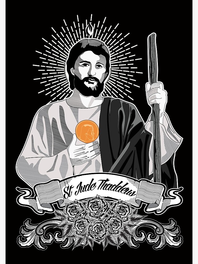 "ST. JUDE THADDEUS Patron Saint of Impossible causes" Spiral Notebook