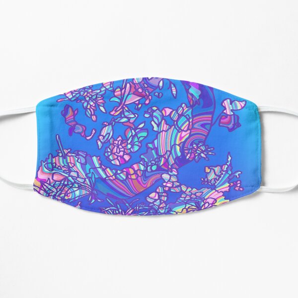 Psychedelic Vivarium Flat Mask