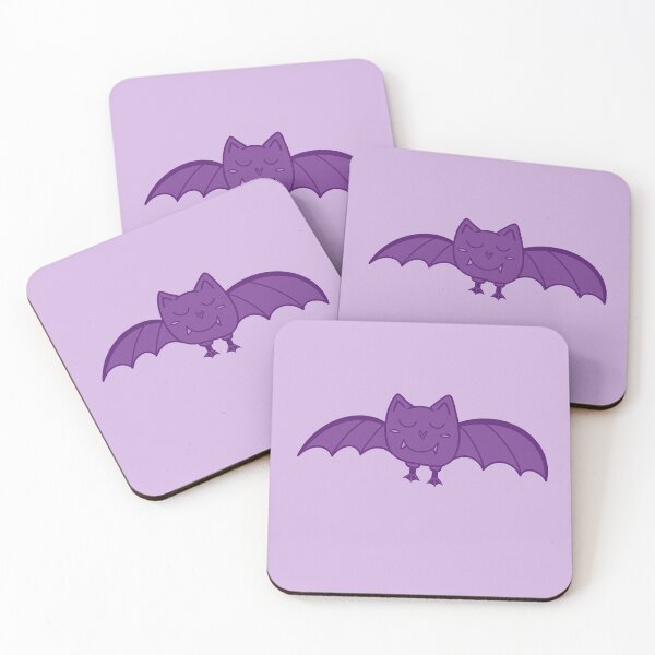 Item preview, Purple Happy Bat designed and sold by Facebook.com/ ArtByAmyMinori.