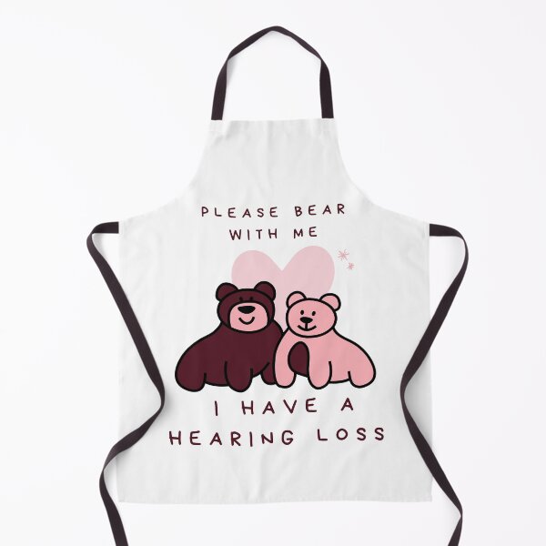 Item preview, Hearing impaired cute bear designed and sold by le-rose-deals.