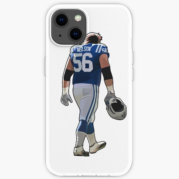 Quenton Nelson #56 Walking Back iPhone Soft Case