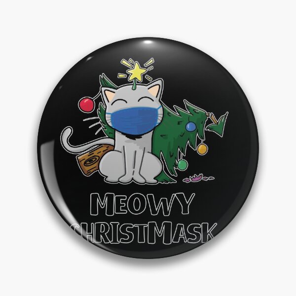 Item preview, Meowy Christmask - Cat Lover designed and sold by tinypurpleland.