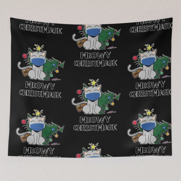 Item preview, Meowy Christmask - Cat Lover designed and sold by tinypurpleland.