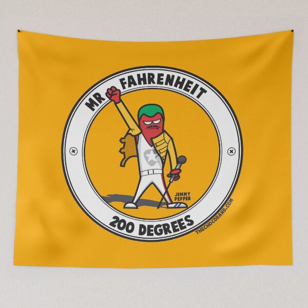 Item preview, Rock Royalty - Don't Stop Mr. Fahrenheit's designed and sold by VITROLA CARTOON Studio.