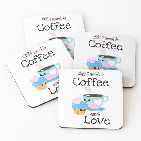 Item preview, All I need is coffee and love designed and sold by Tsuya Shop.