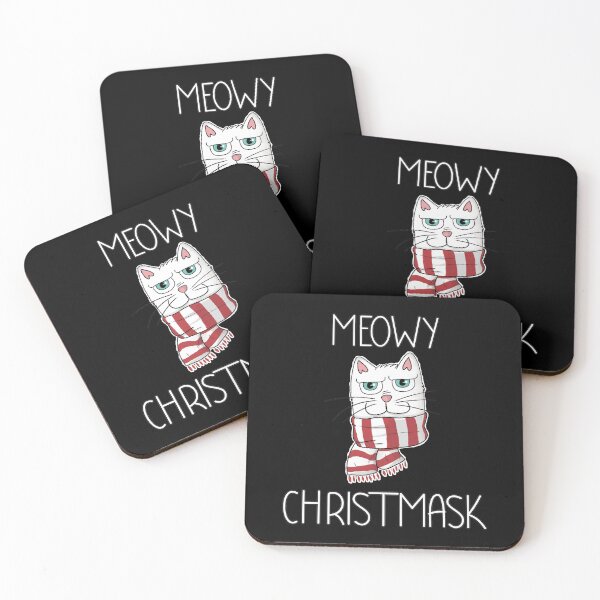 Item preview, Meowy Christmask - Cat Lover designed and sold by tinypurpleland.