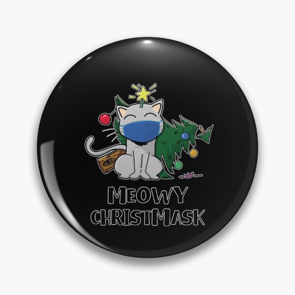 Item preview, Meowy Christmask - Cat Lover designed and sold by tinypurpleland.