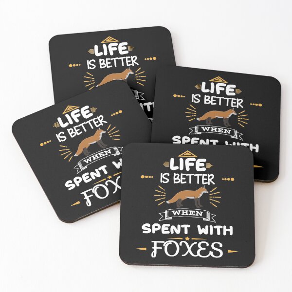 Item preview, Life is better with Foxes designed and sold by Cute  Pawz.