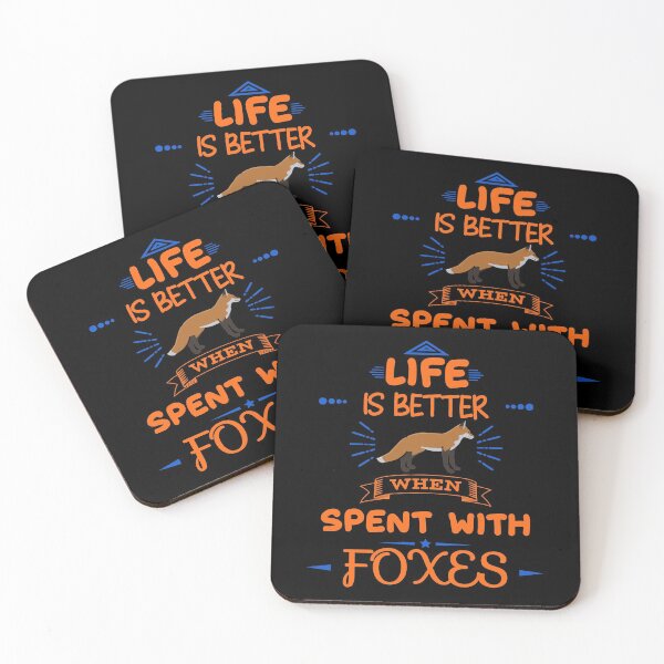 Item preview, Life is better with Foxes designed and sold by Cute  Pawz.
