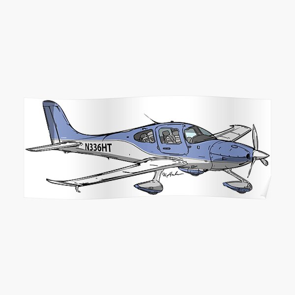 Cirrus SR-22 N336HT Poster