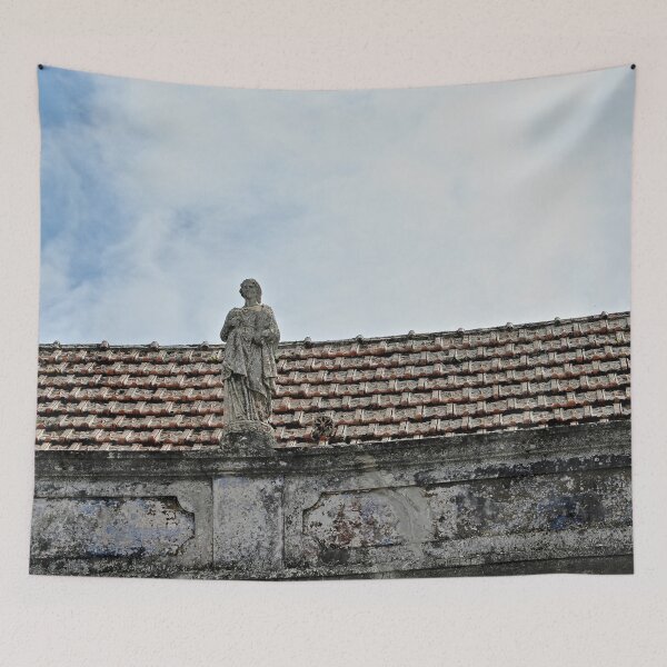 Item preview, Antique Neoclassic Marble Roof Statue designed and sold by worldways.