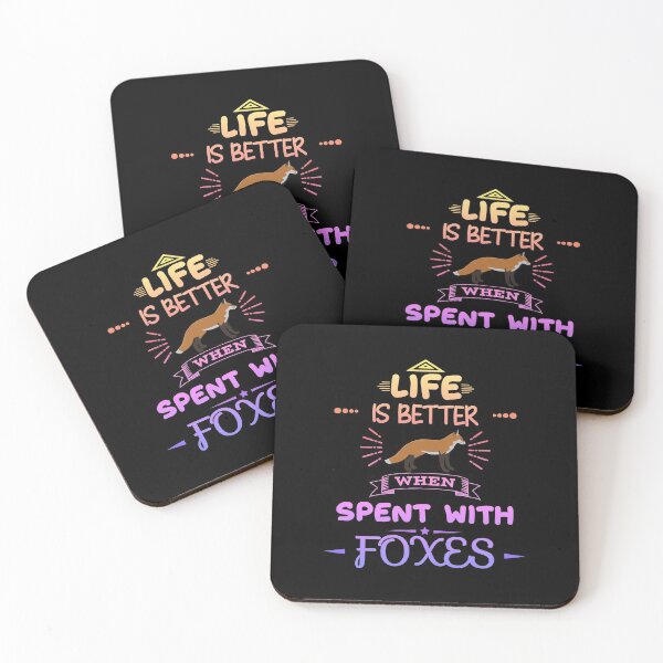 Item preview, Life is better with Foxes designed and sold by Cute  Pawz.