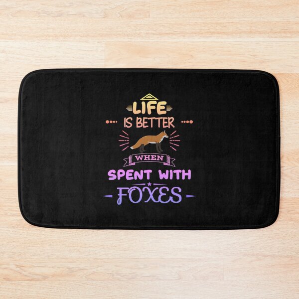 Item preview, Life is better with Foxes designed and sold by Cute Pawz.