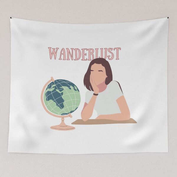 Item preview, Wanderlust Girl -  designed and sold by DesignStory.