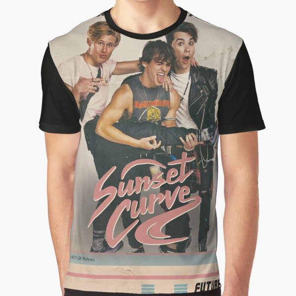 SUNSET CURVE - CONCERT VHS POSTER Graphic T-Shirt