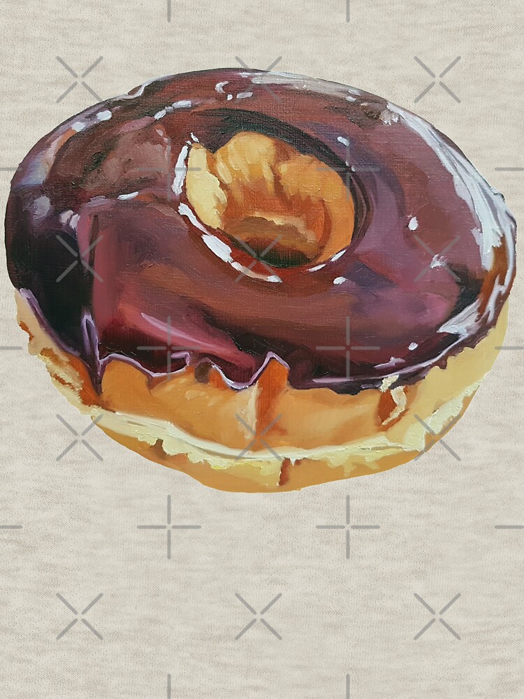 Chocolate Dip Donut painting (no background) by EmilyBickell
