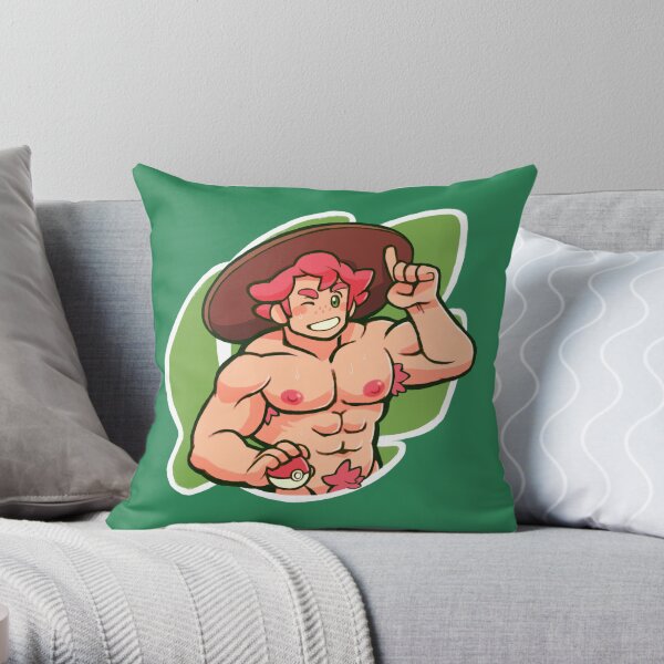 Handsome Grass Leader (Farmboy) Throw Pillow