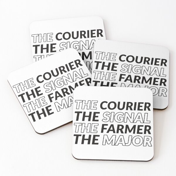 Item preview, The Courier, The Signal, The Farmer, The Major designed and sold by mishofmash.