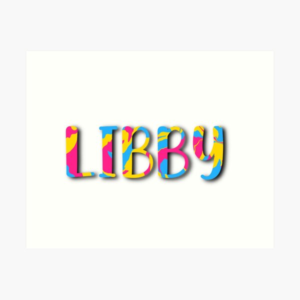 Libby  Name Art Print