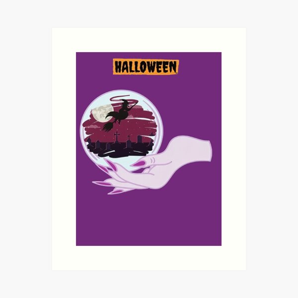 Aperçu de l'œuvre Boule de cristal d'Halloween créée et vendue par Phaaman47.