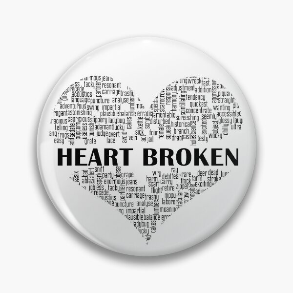 Item preview, Heart broken cloud text designed and sold by JirfHend.
