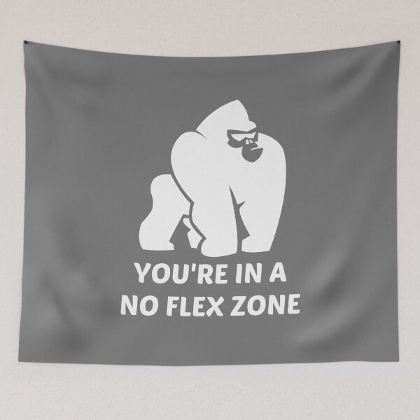 Item preview, No Flex Zone: Dark Gray Selection designed and sold by Intuitive Engines Apparel Co..